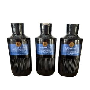 Bath & Body Works Men's Eau So Navy 3 in 1 Hair, Face & Body Wash x3